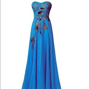 Beautiful A line formal or prom dress